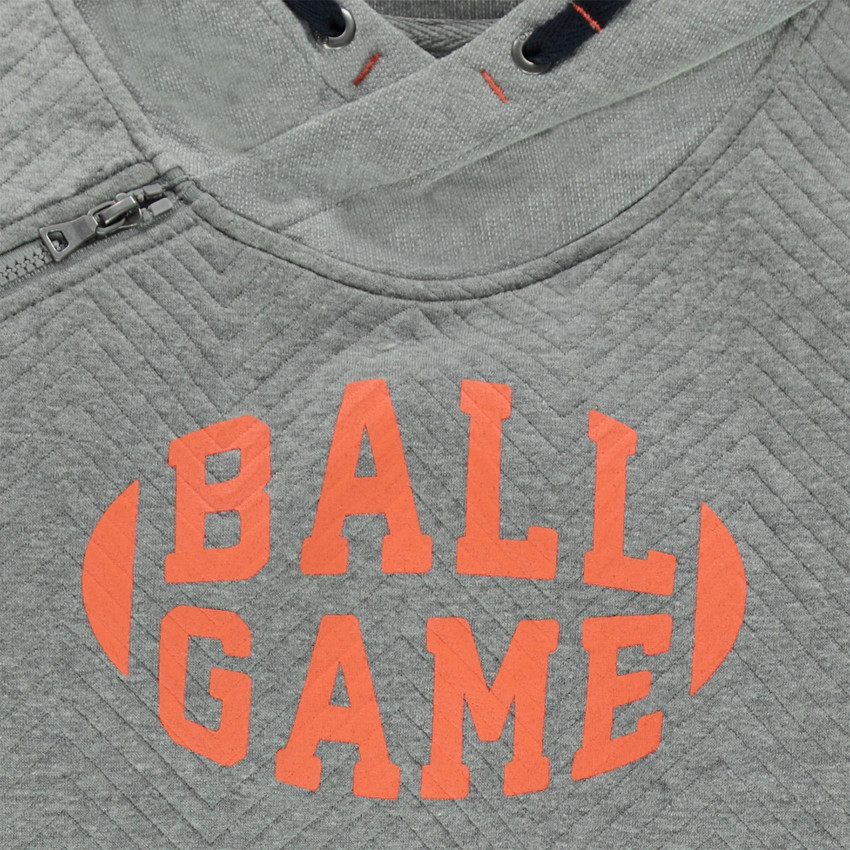 Jogging bicolore avec sweat en molleton ottoman printé 