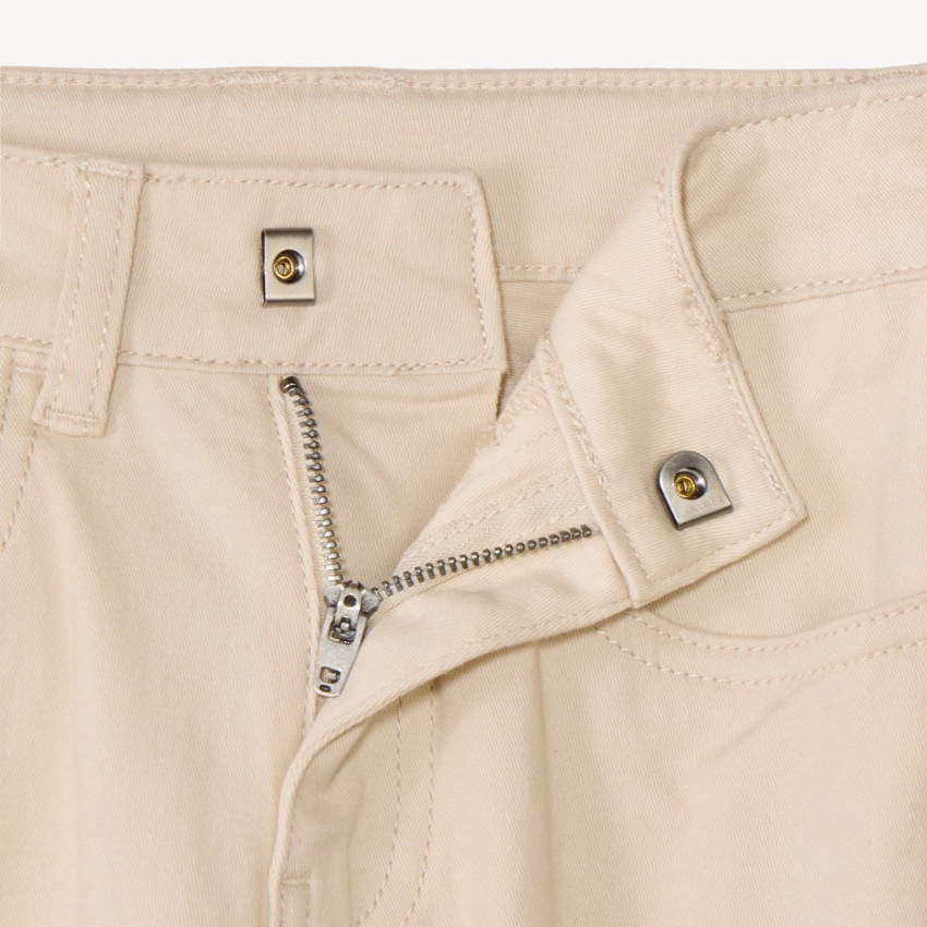 Pantalon slim uni effet crinkle pour garçon 