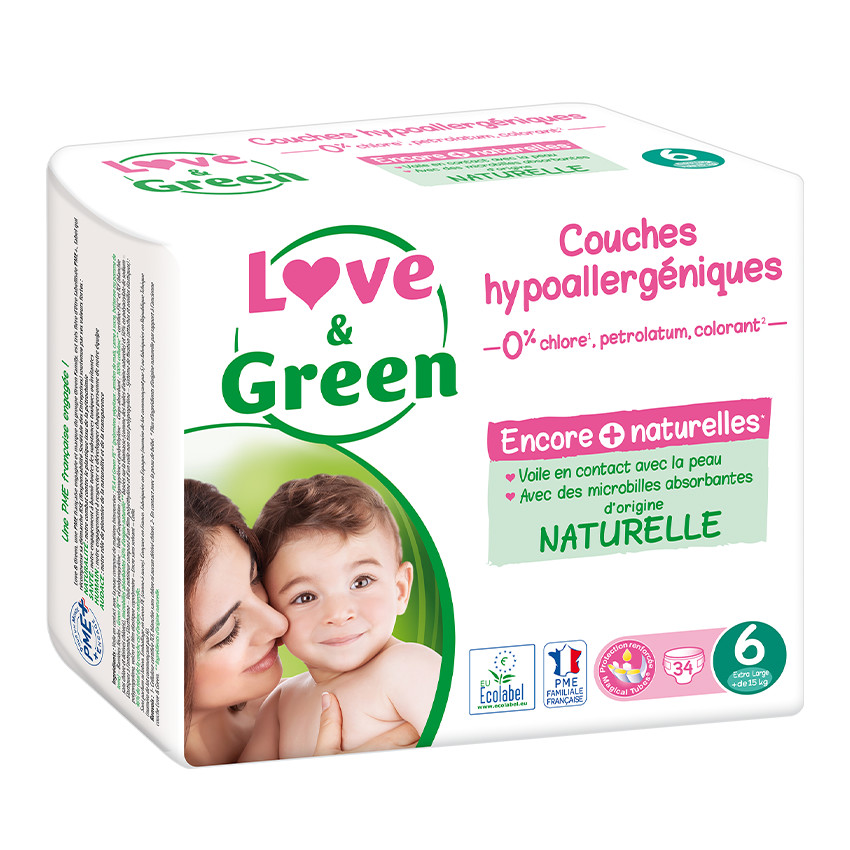 Couches Hypoallergéniques Taille 6 x34 