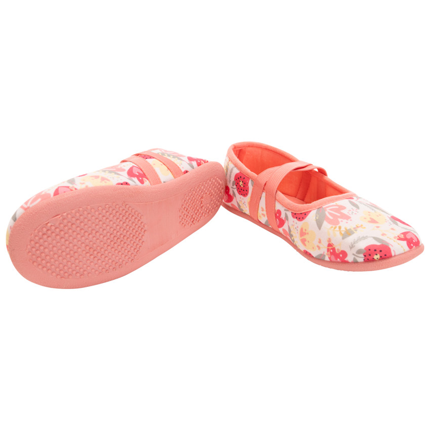 Chaussons babies imprimé floral pour fille 