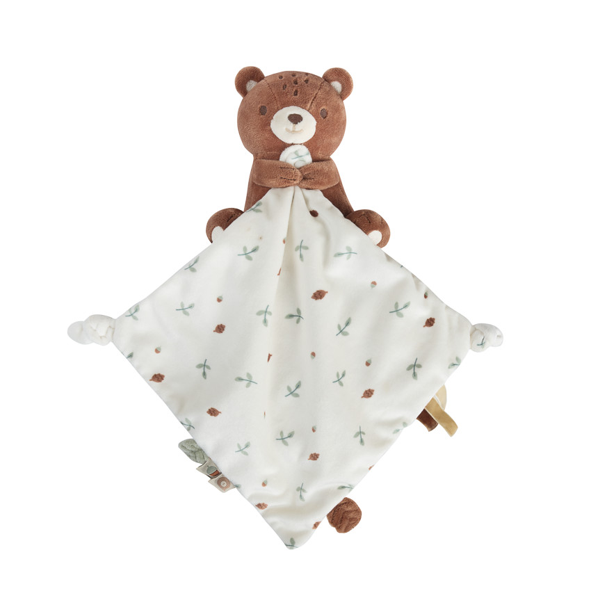 Doudou plat ourson Roi des Forêts 