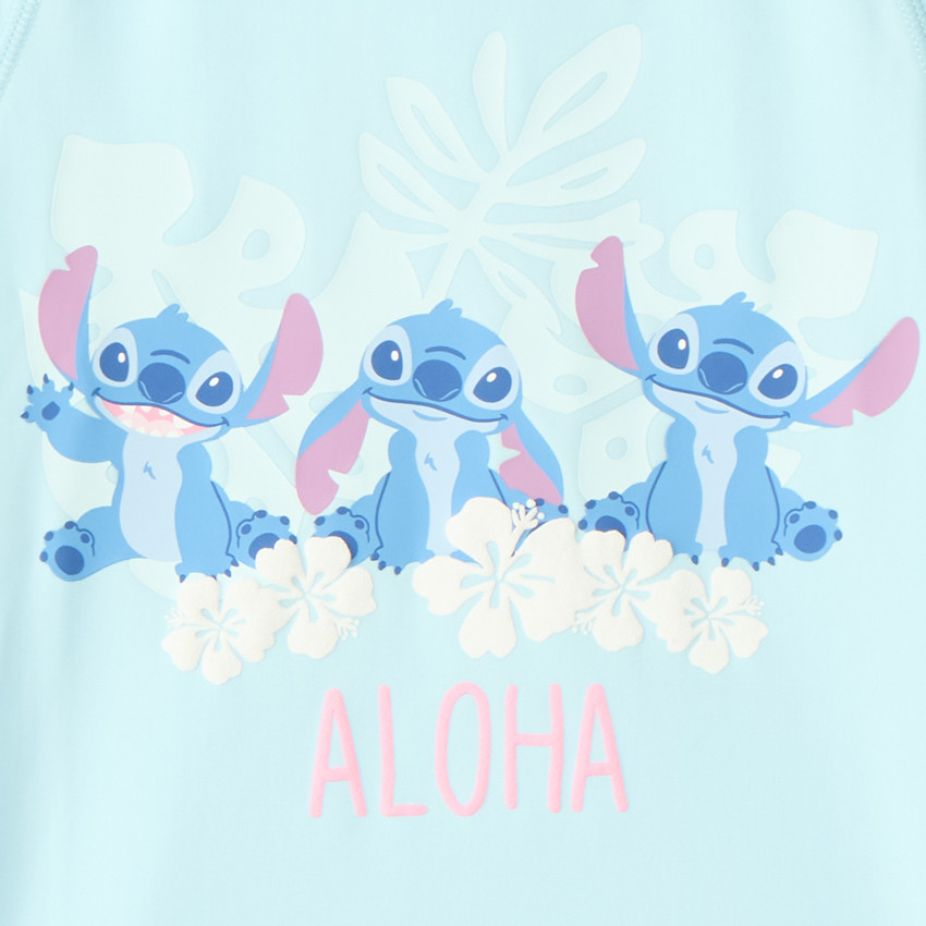 T-shirt manches longues anti-UV SPF 50+ Stitch Disney pour fille  
