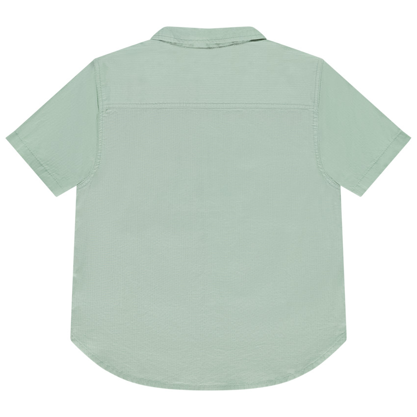 Chemise manches courtes avec print palmiers fantaisie pour garçon 