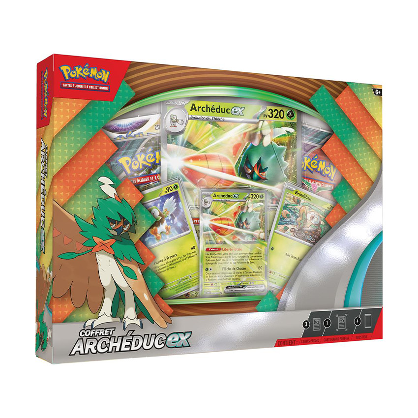 Coffret Pokémon Archéduc-ex-EX 4 boosters 