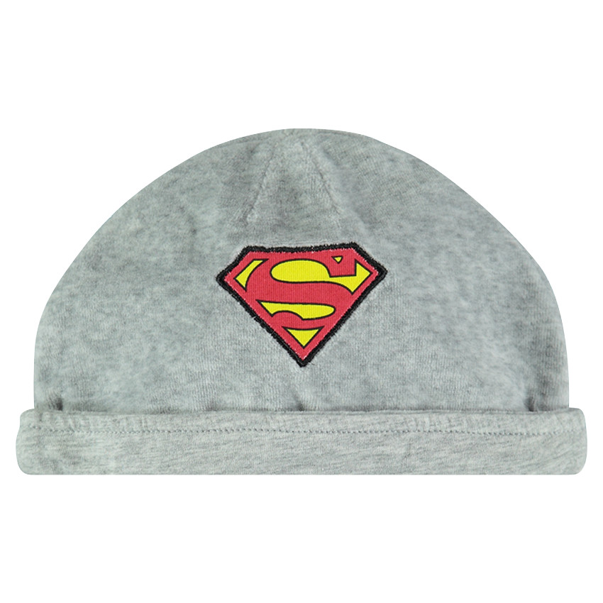Bonnet en velours JUSTICE LEAGUE - CHIBI avec logo brodé 