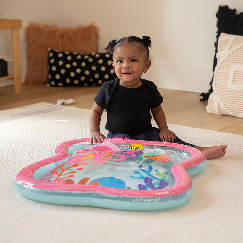 Tapis d'éveil et matelas à eau Ocean Explorers Janet rose - Rose (Baby Einstein) - Image 1