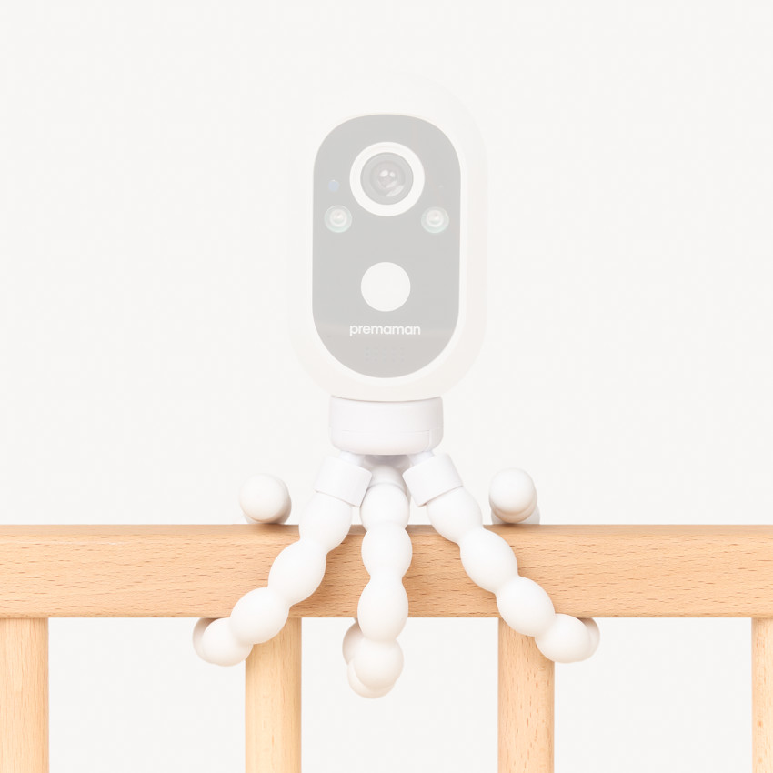 Trépied flexible pour caméra de babyphone 