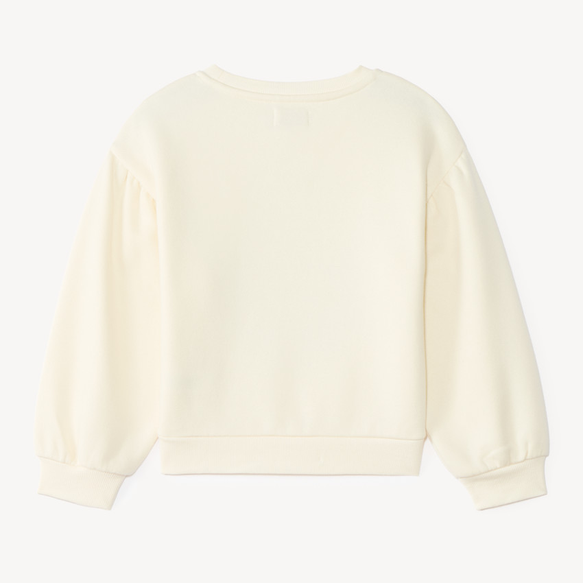 Sweat fille en molleton oversize print Hello Kitty 