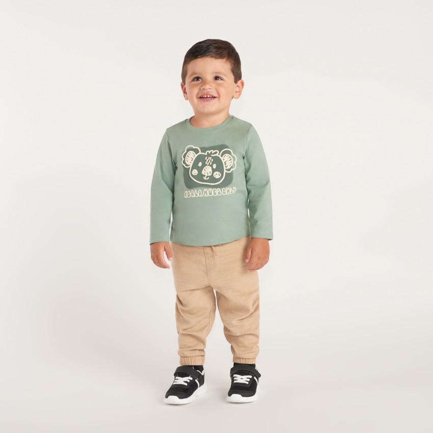 T-shirt manches longues motif koala pour bébé garçon 