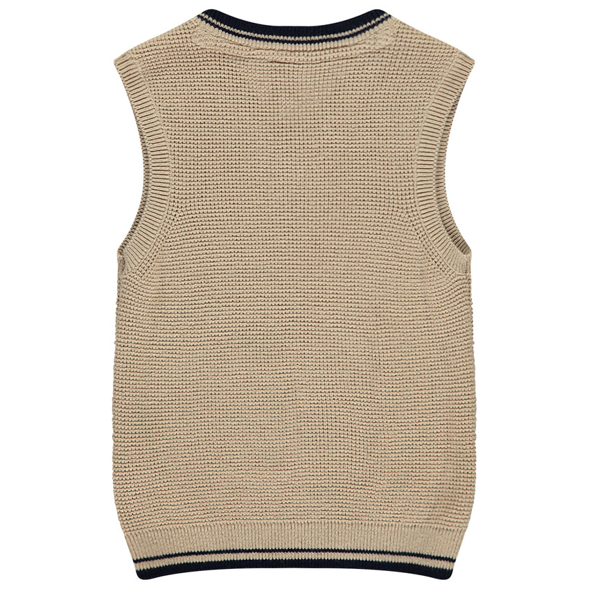 Pull sans manches en tricot pour bébé garçon 