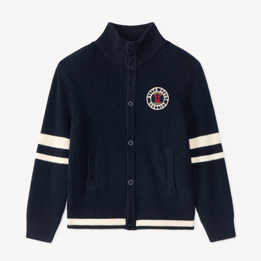 Gilet teddy en tricot garçon