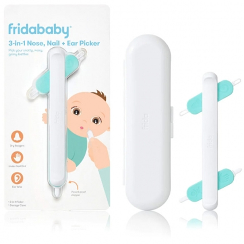 Curette 3-en-1 Nez Ongels Oreilles - OM+ 