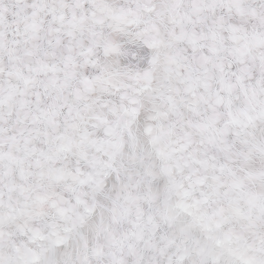 Boléro en tricot effet poil maille pop-corn 