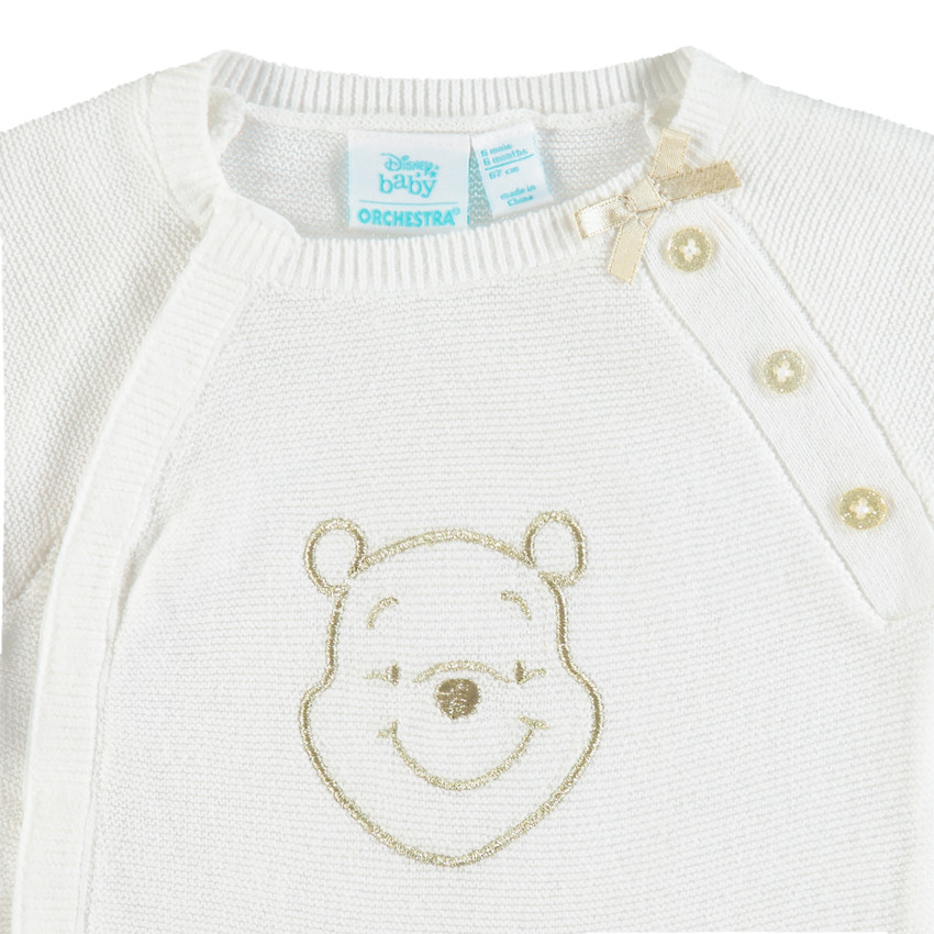 Cominaison en tricot à broderie Winnie Disney 