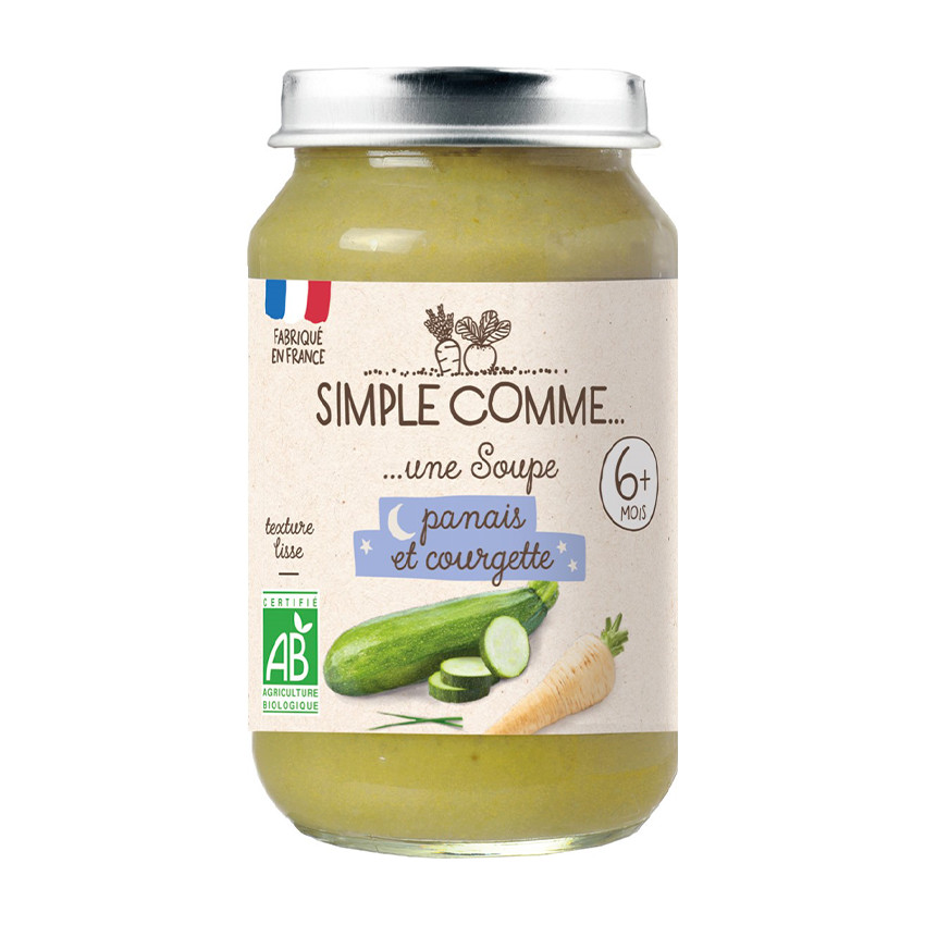 Petit pot panais et courgette bio 190 g 