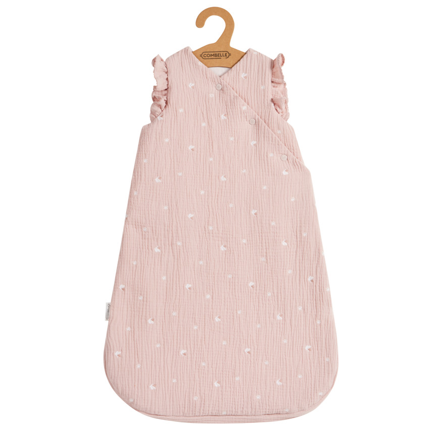 Gigoteuse brodée en double gaze TOG 2 Promenade Bucolique rose 