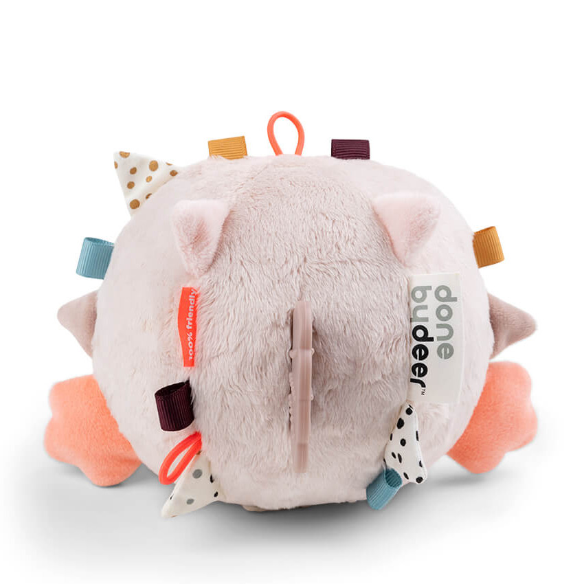 Peluche d'activité Puffee rose 