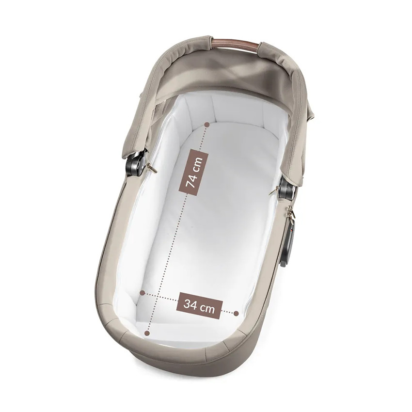 Nacelle compacte avec support Culla Flex astral - Beige (PEG) - Image 1