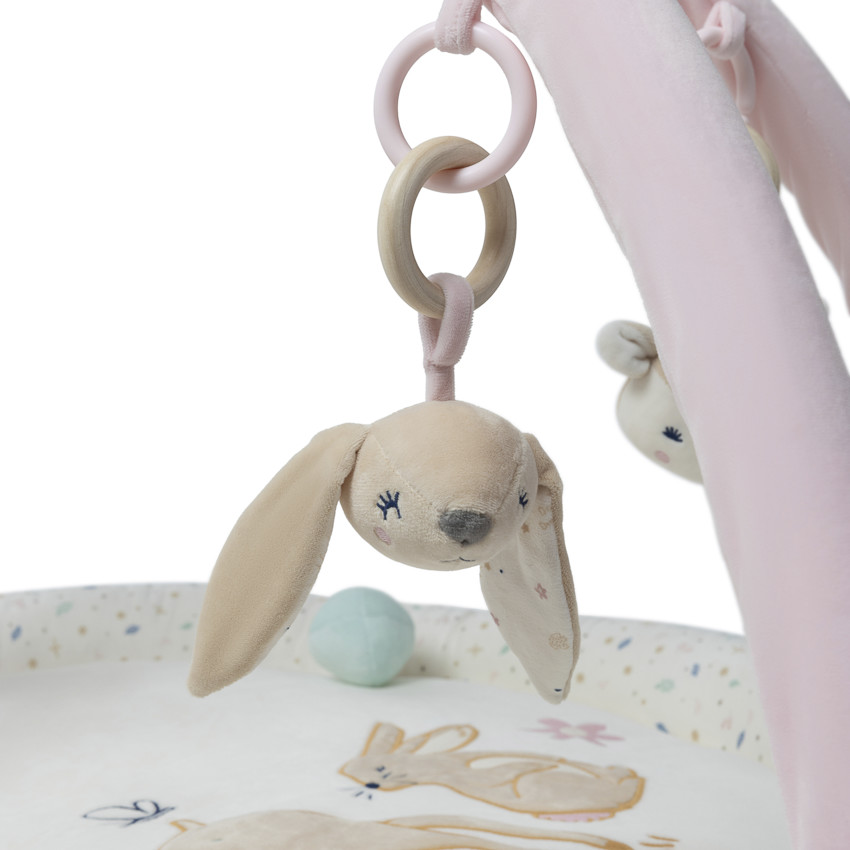 Tapis d'éveil en velours Little Deer - Ecru (Prémaman) - Image 3