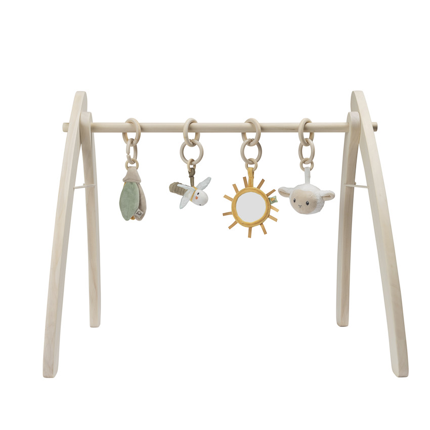 Arche d'éveil pliable en bois coloris naturel - Beige (Prémaman) - Image 1