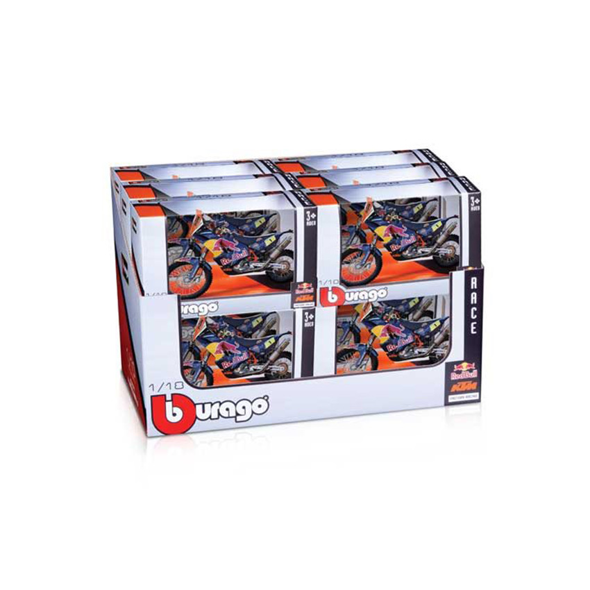 Véhicule Moto Red Bull KTM Echelle 1/18 Main Véhicule Moto Red Bull KTM Echelle 1/18