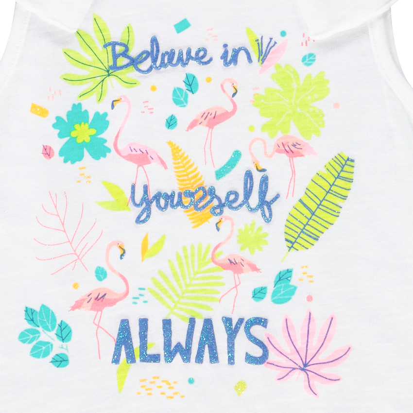 Ensemble de plage débardeur + short pour fille 