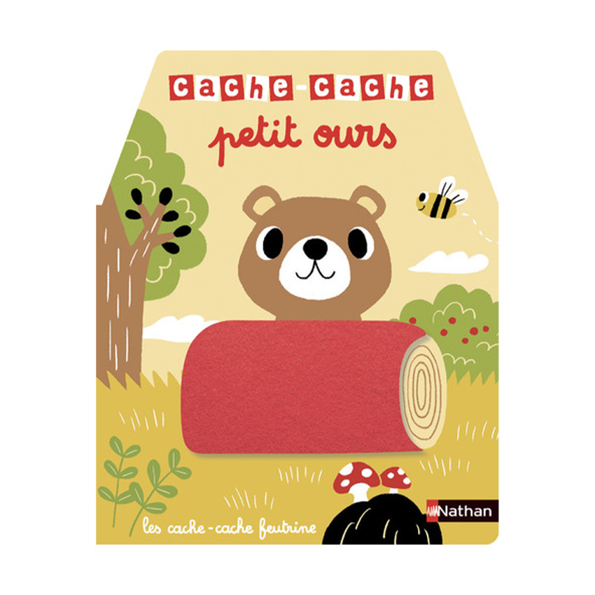 Livre matière Cache-cache petit ours 