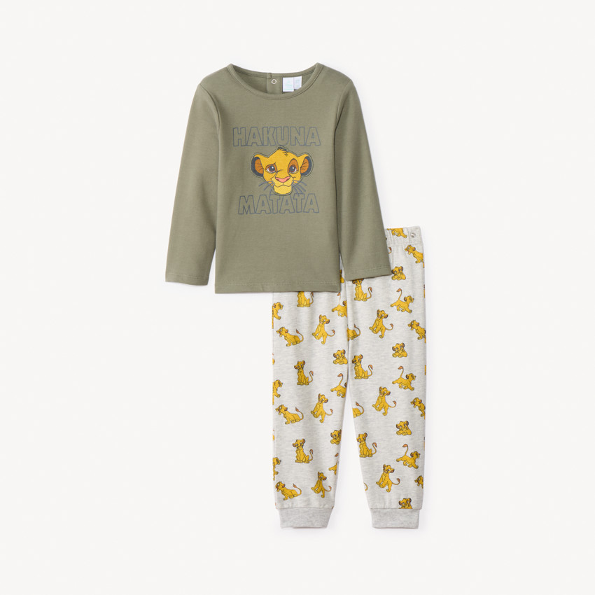 Set pyjama 2 pièces en molleton Le Roi Lion Disney pour bébé garçon avec finitions différentes selon l&#39;âge