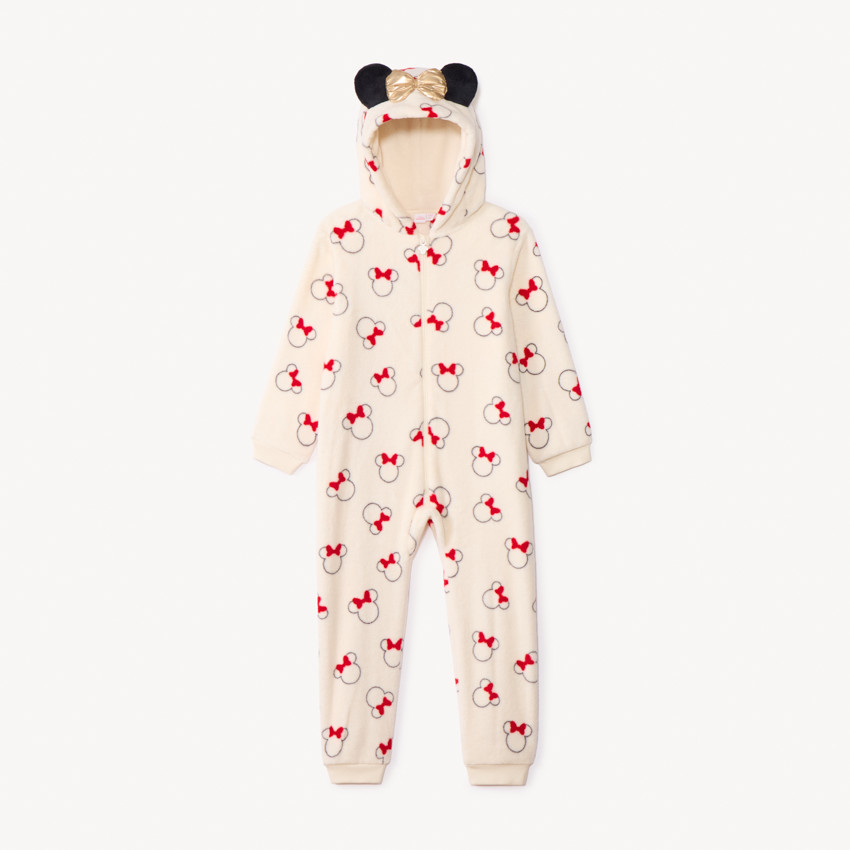 Surpyjama ludique Minnie Disney en sherpa pour fille 