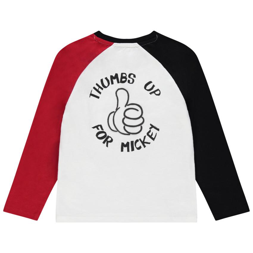 T-shirt à manches longues print Mickey Disney pour enfant garçon 