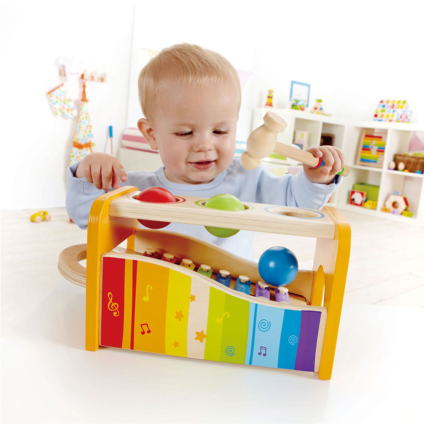 Jeux de musique - Banc à marteler avec xylophone 