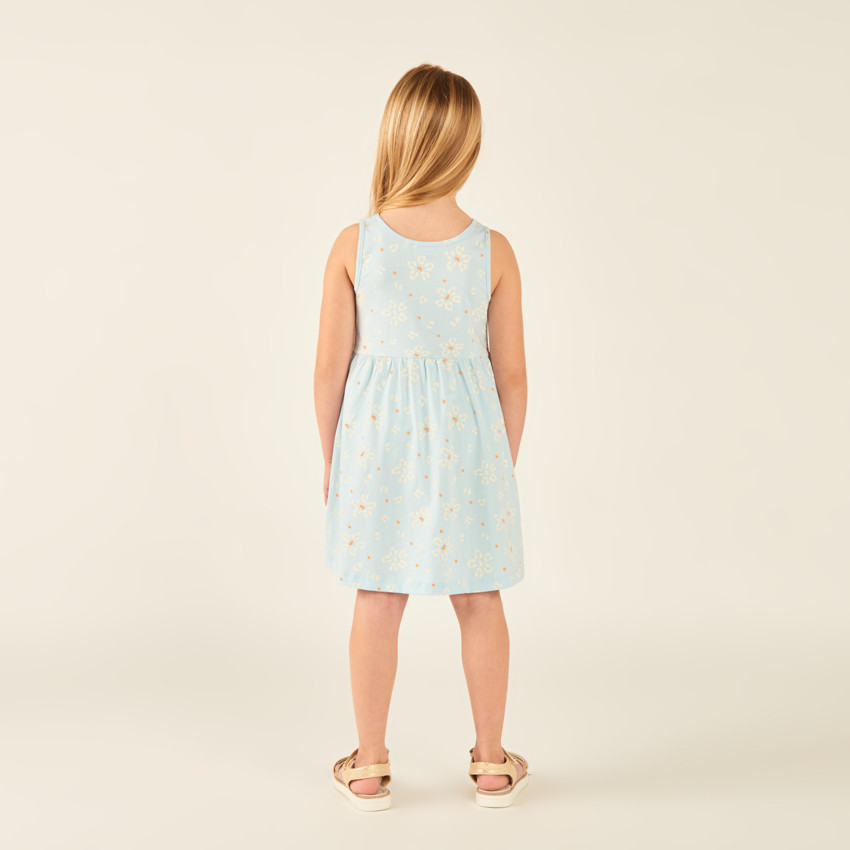Robe débardeur imprimé fantaisie pour fille 