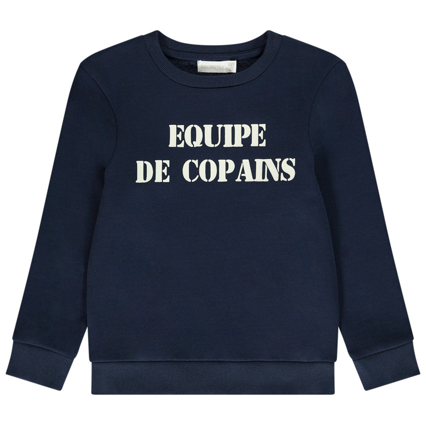 Sweat en molleton avec print fantaisie pour garçon