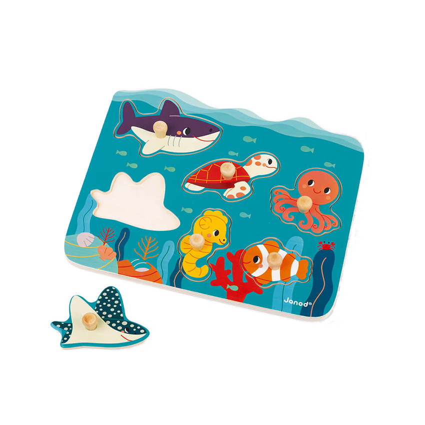 Puzzle Animaux Marins - 6 pièces  