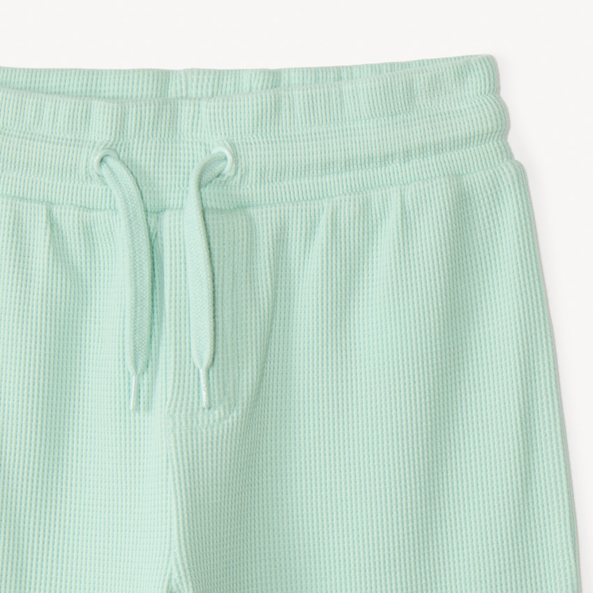 Ensemble court en nid d'abeille 2 pièces t-shirt + bermuda pour garçon  