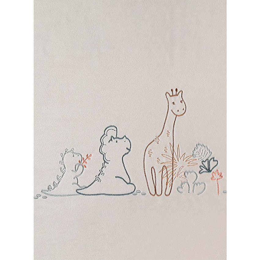 Tour de lit en veloudoux - Tina, Stegi & Ops - Beige 