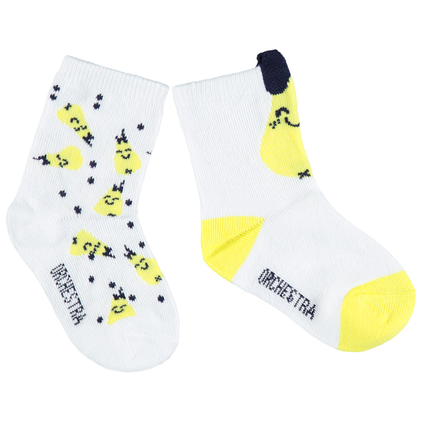 Lot de 2 paires de chaussettes à personnage en jacquard 