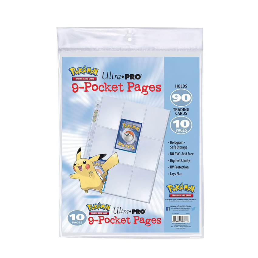 Paquet 10 Feuilles de Classeur Pikachu