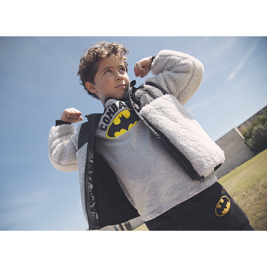 T-shirt manches longues print Batman pour enfant garçon 