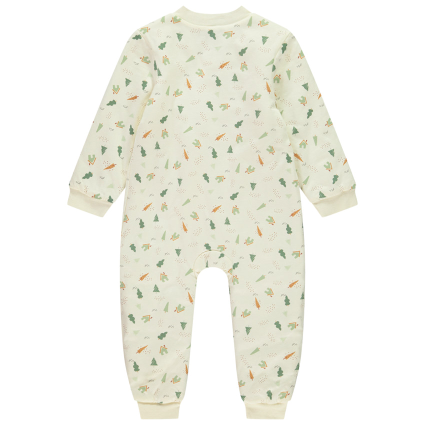 Surpyjama ouatiné et imprimé à zip pour bébé garçon 