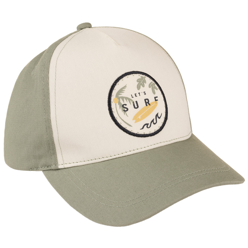 Casquette bicolore patch surf pour garçon 