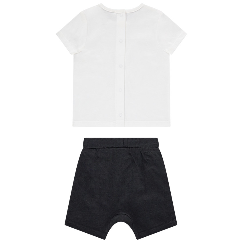 Ensemble avec t-shirt imprimé animaux et short 