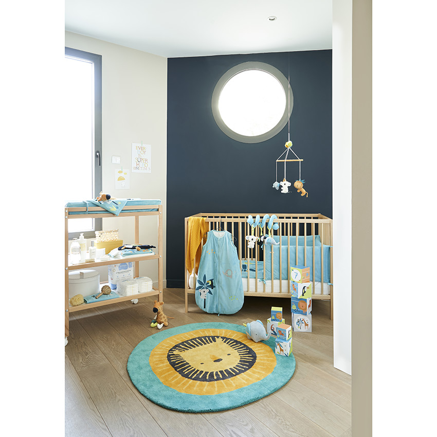 Lit en bois Tiny 60x120cm - Vernis 