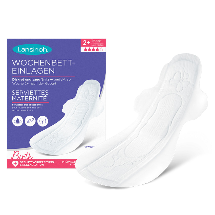 Pack de 12 serviettes post-partum Très Absorbantes 