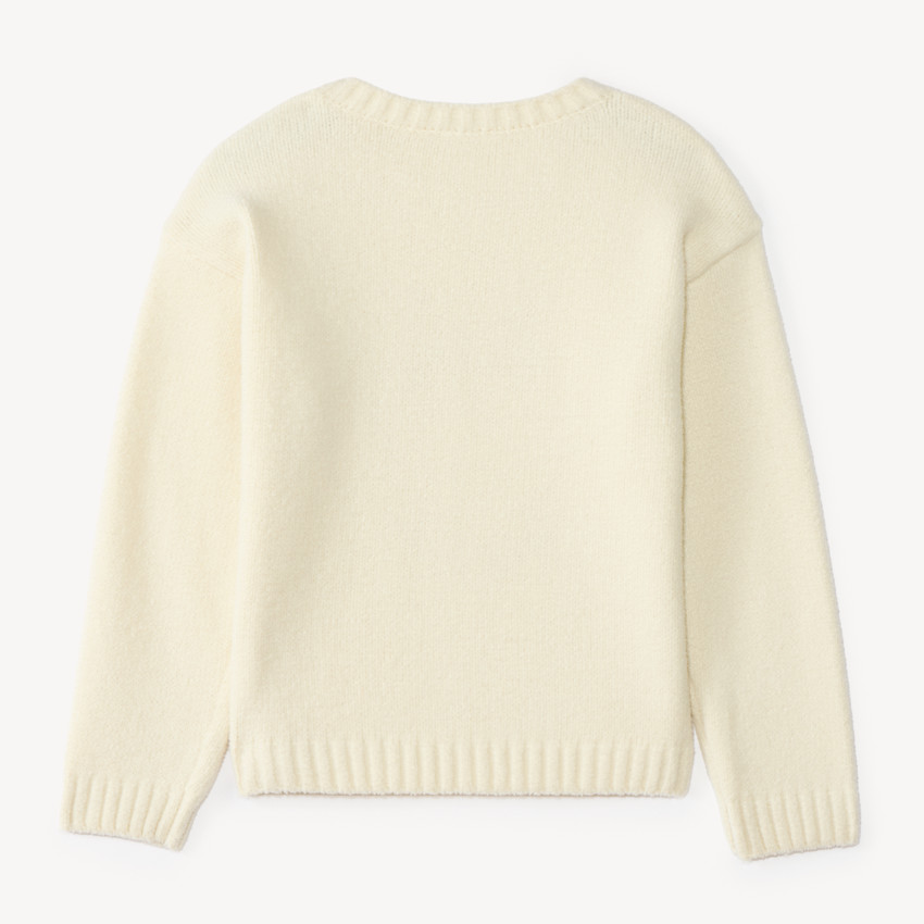 Pull fille manches longues tricot Minnie Disney 