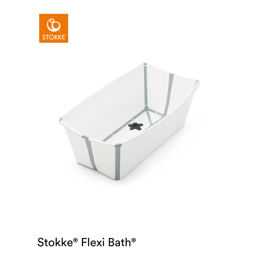 Stokke Flexi Bath baignoire pour nouveau-né économiseur d'eau Stokke  motif/coloris Transparent Bleu Stokke Taille/bundle Bundle (Baignoire +  transat)