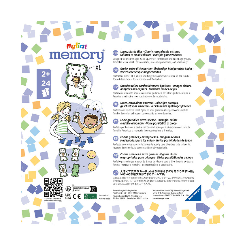 Jeu de mémoire My First Memory® T'choupi 