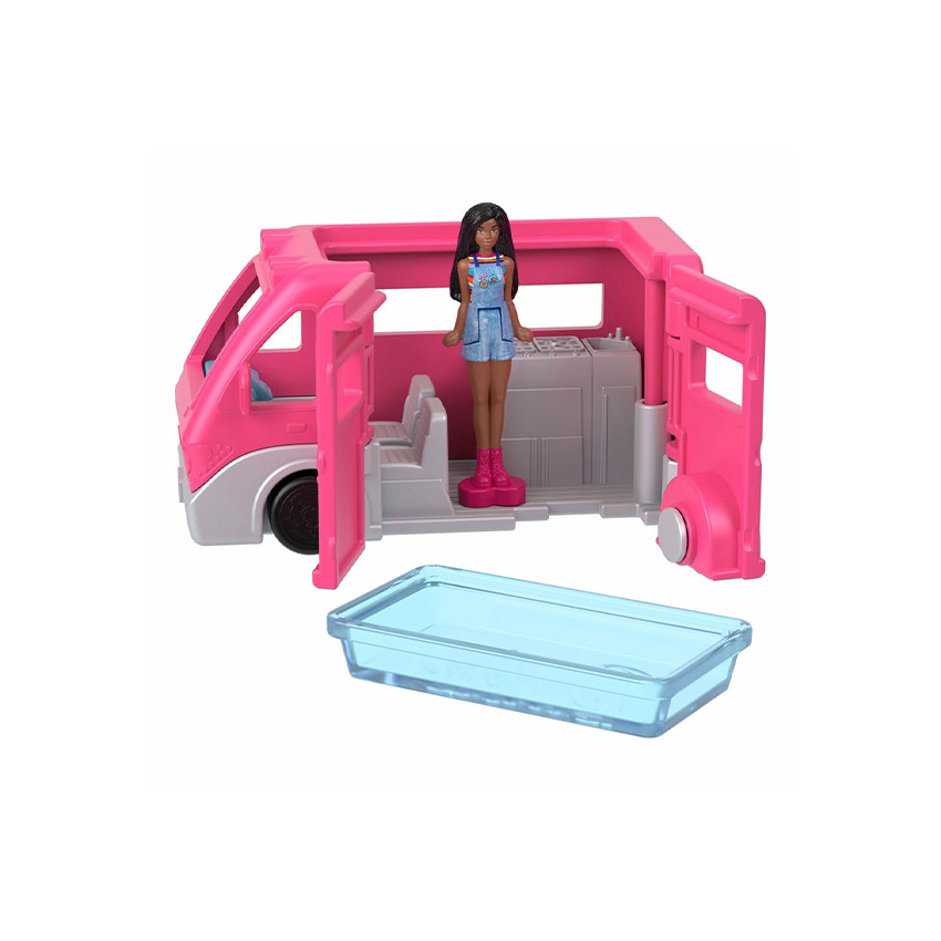 Véhicule miniature mini Barbieland camping-car de rêve  