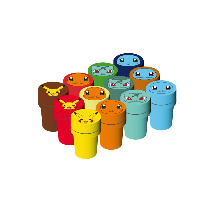 Set de 12 tampons Pokémon 