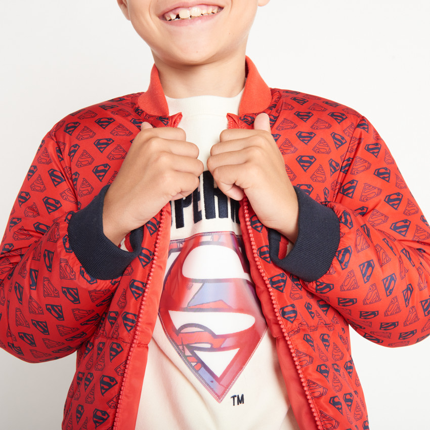 Sweat molleton print lenticulaire Superman uni pour garçon  